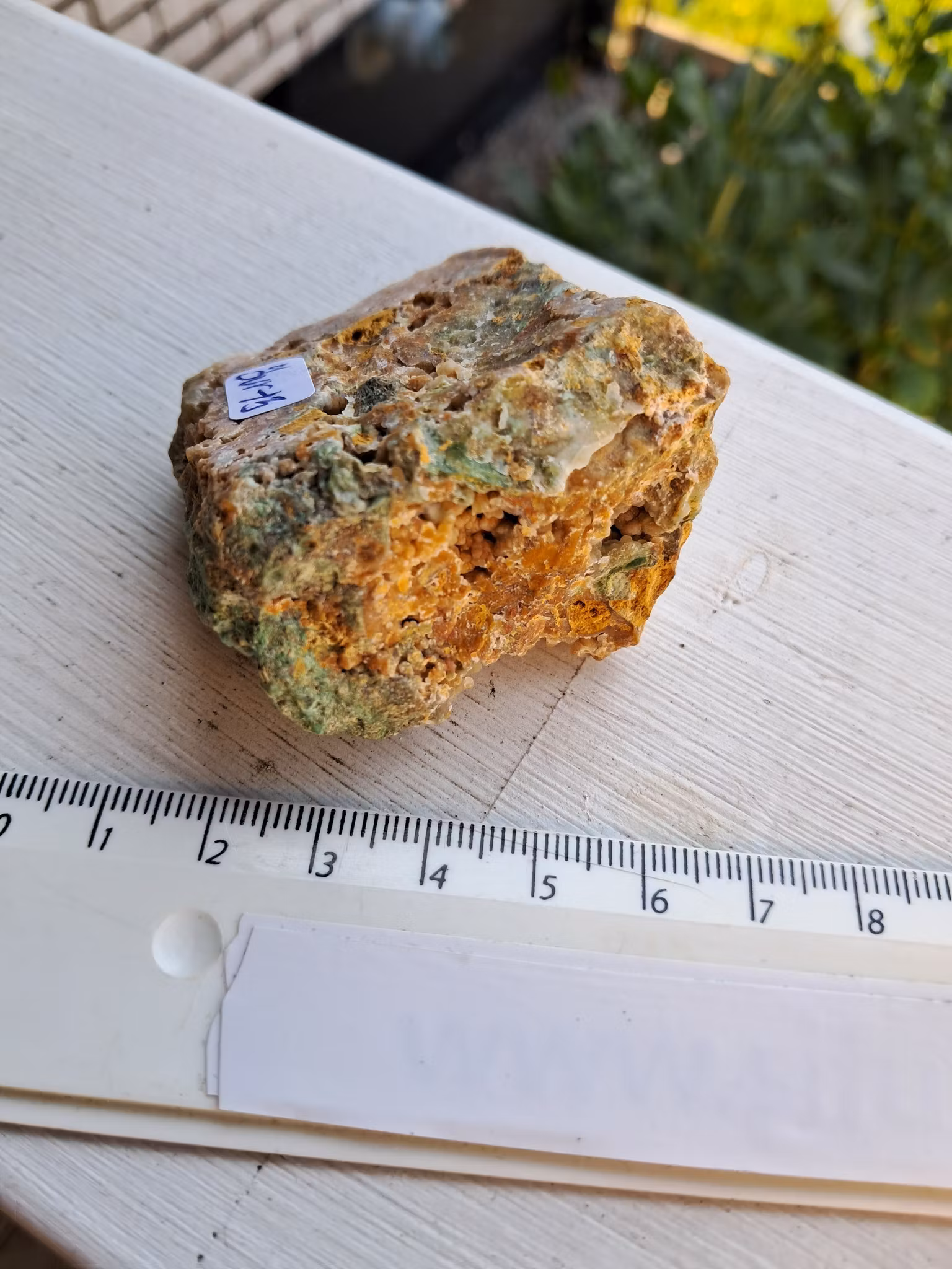 Smithsonite på agat