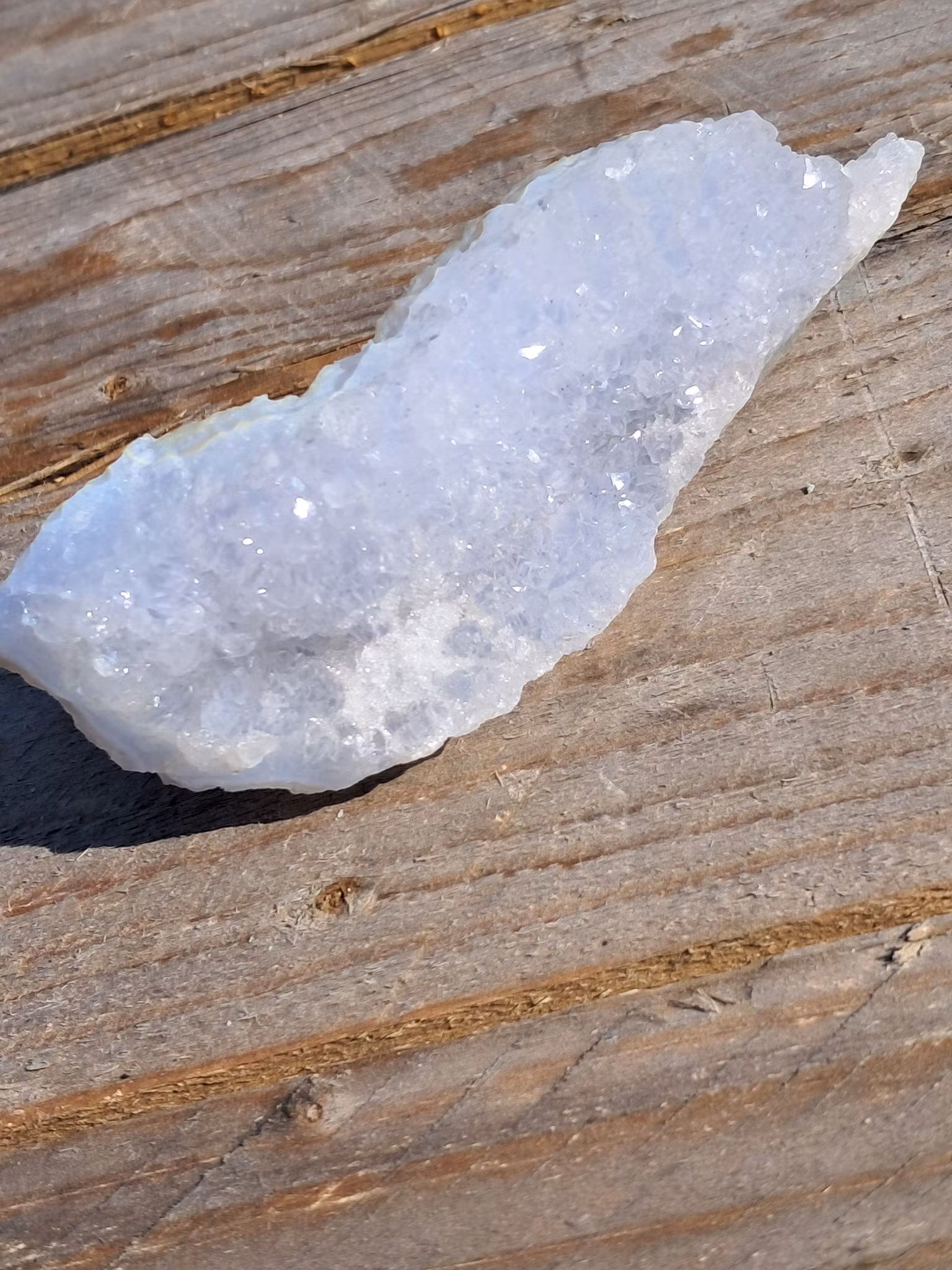Blue Lace Agat, "etsad", 175gr, 120mm