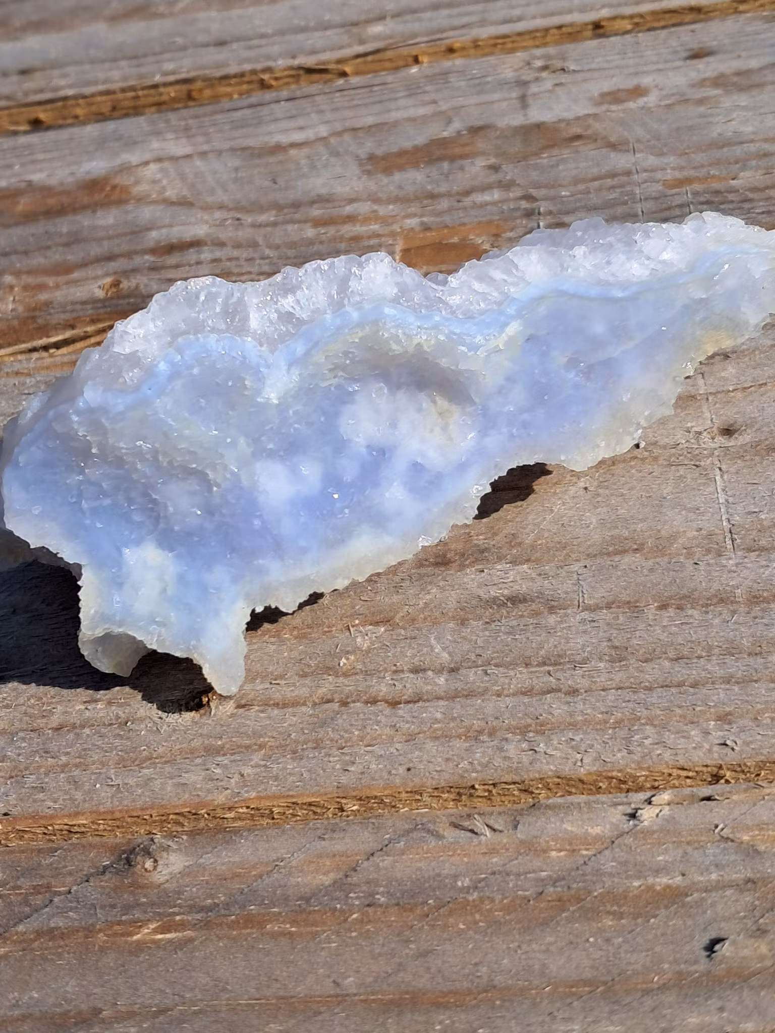 Blue Lace Agat, "etsad", 175gr, 120mm