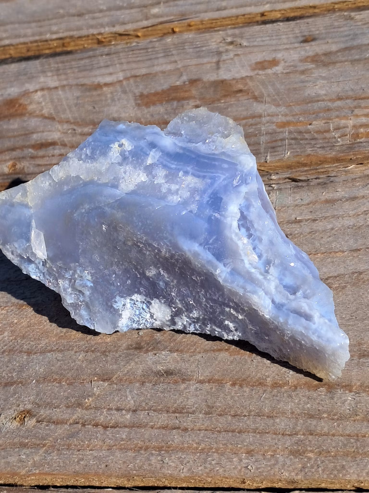 Blue Lace Agat, "etsad", 268gr, 110mm