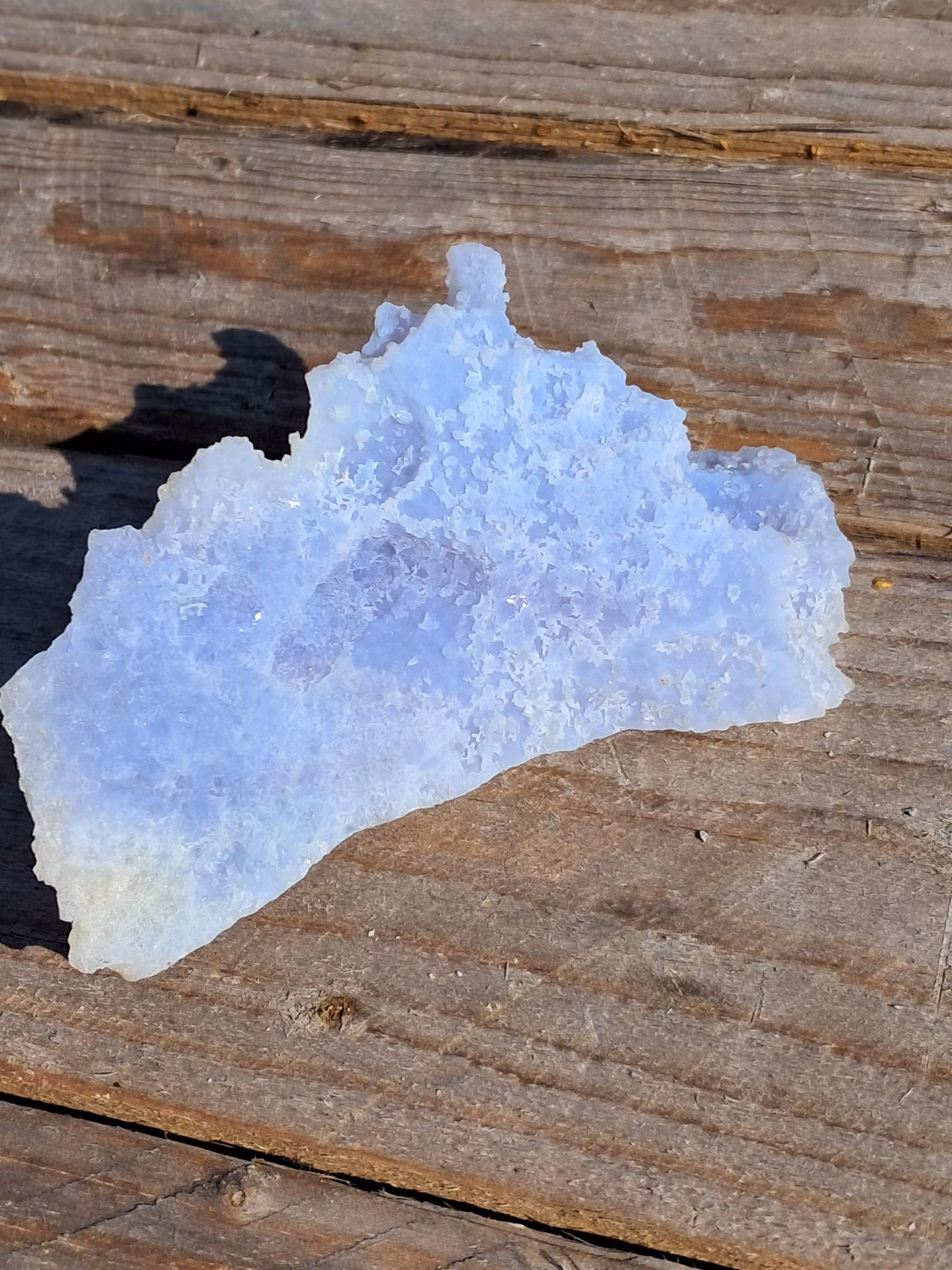 Blue Lace Agat, "etsad", 216gr, 120mm