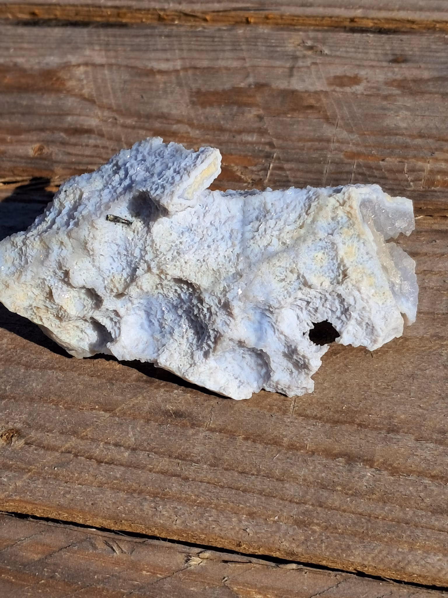 Blue Lace Agat, "etsad", 158gr, 115mm