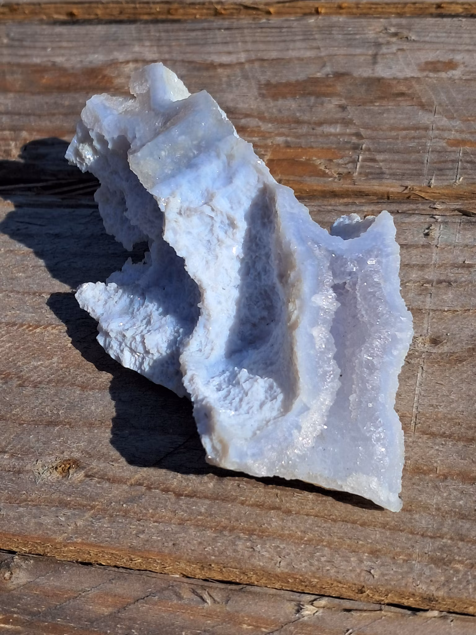 Blue Lace Agat, "etsad", 158gr, 115mm