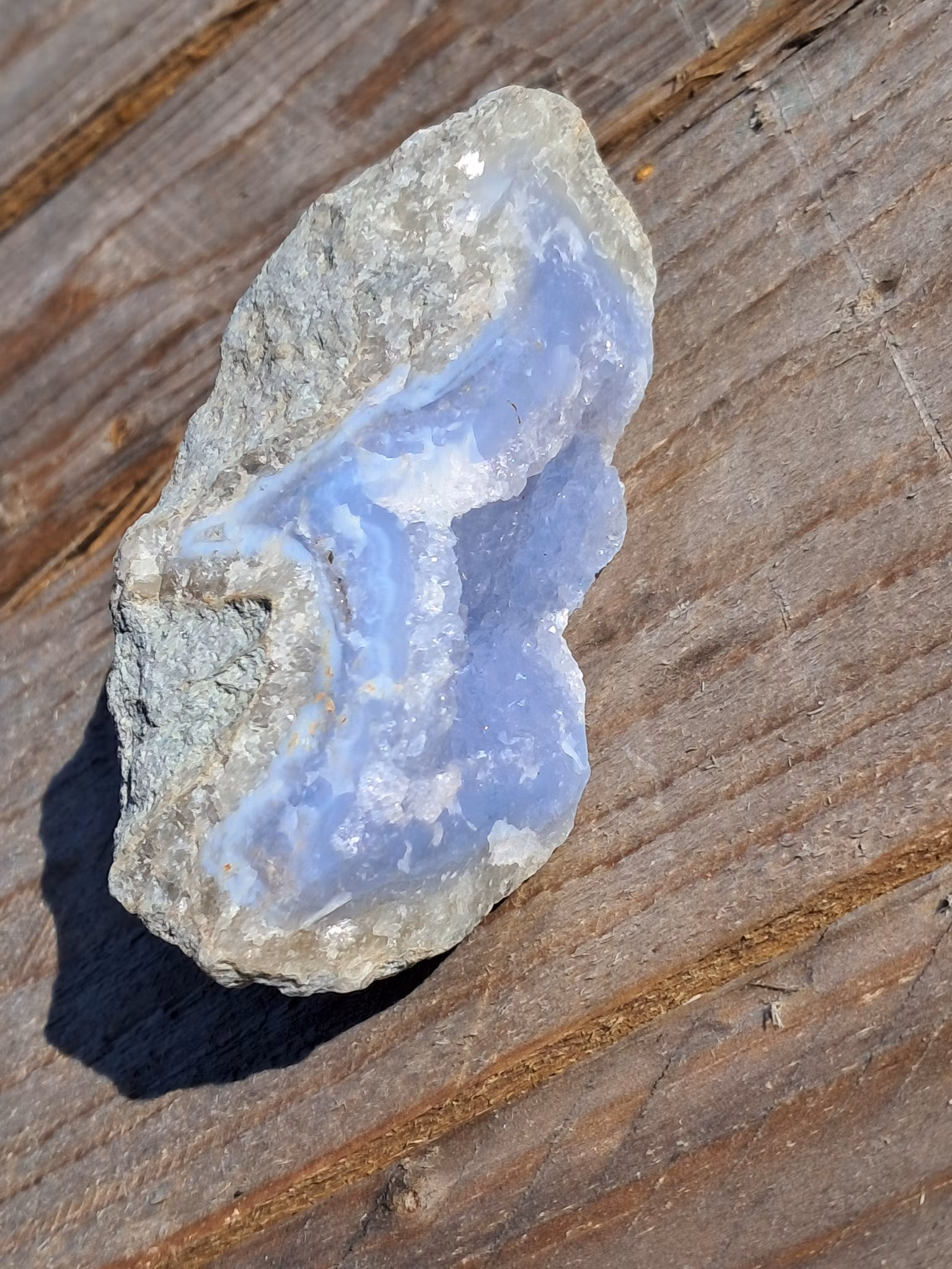 Blue Lace Agat, 197gr, 90mm
