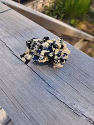 Schorl/svart Turmalin på matris, 55gr