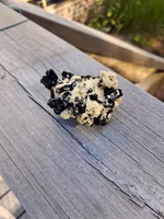 Schorl/svart Turmalin på matris, 55gr