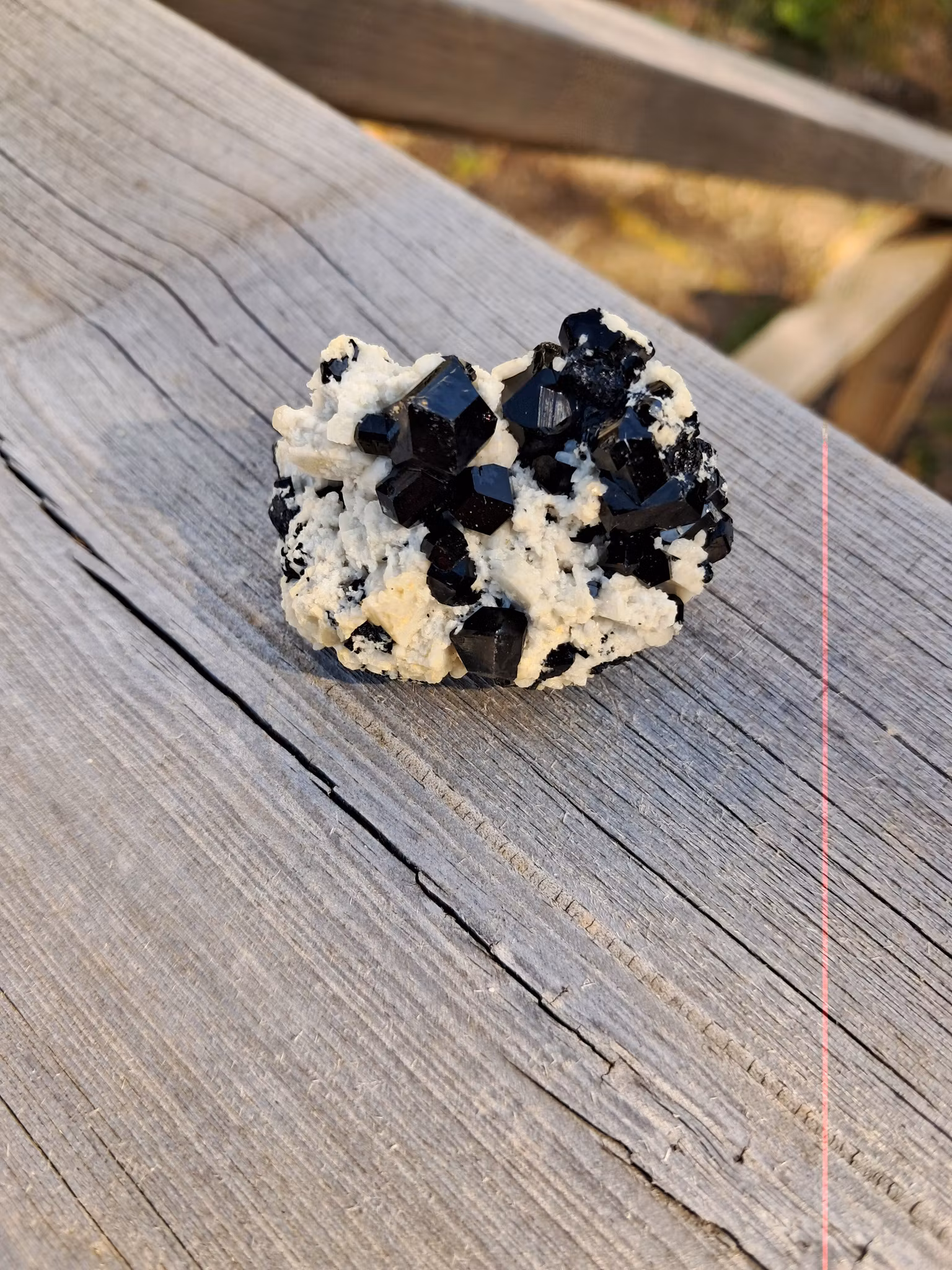 Schorl/svart Turmalin på matris, 39gr