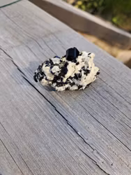 Schorl/svart Turmalin på matris, 39gr