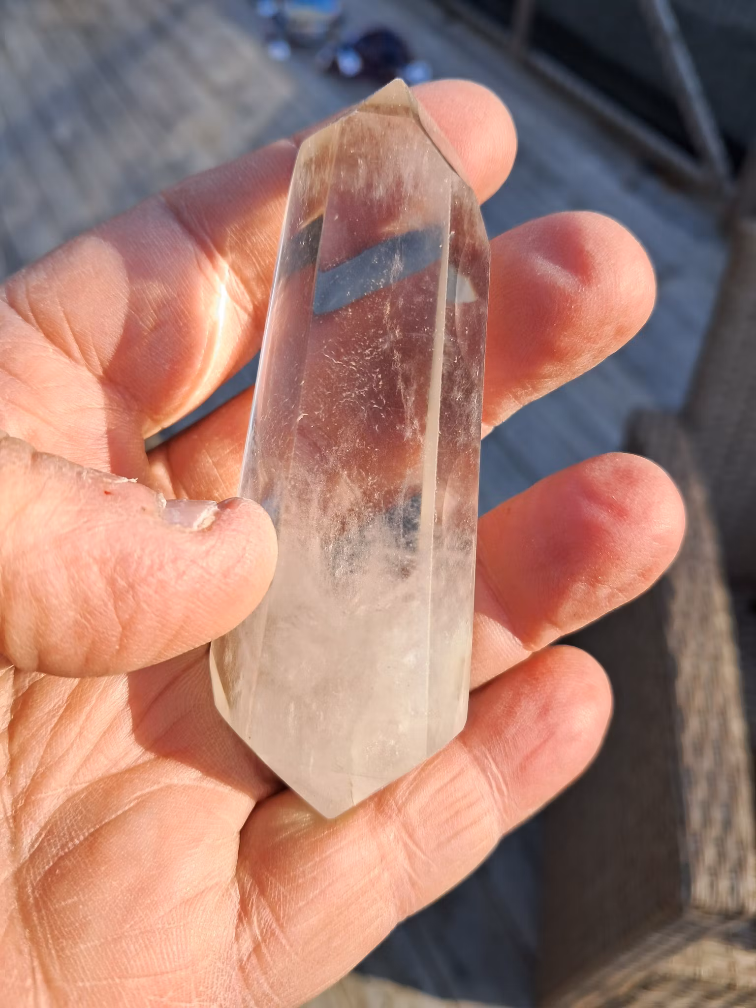 Bergskristall,  84gr  85mm