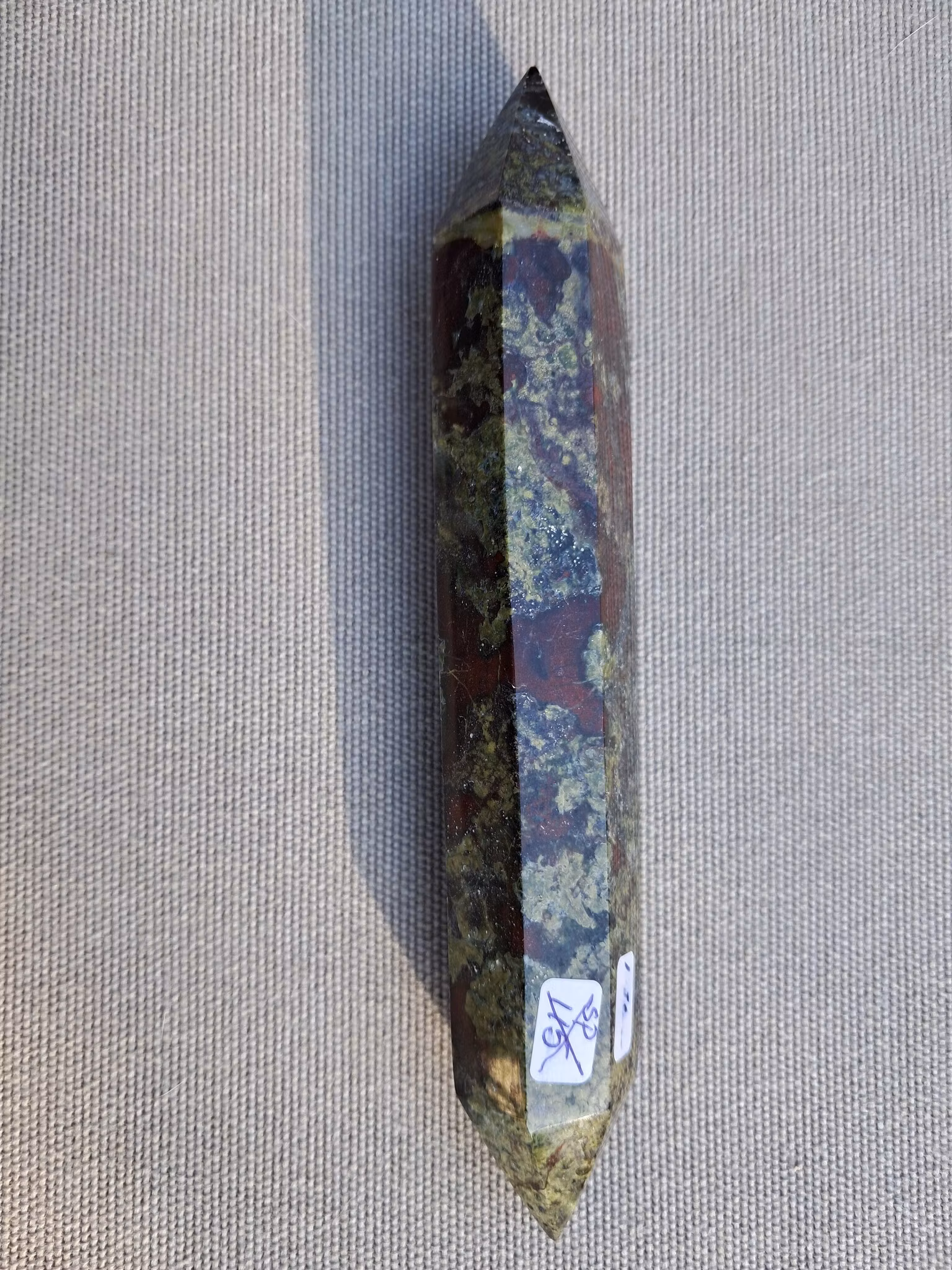 Drakblods-jaspis,  230gr  170mm