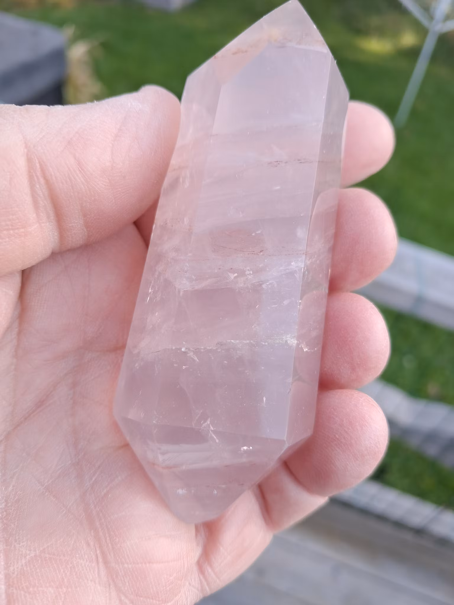 Rosenkvarts,  138gr  100mm