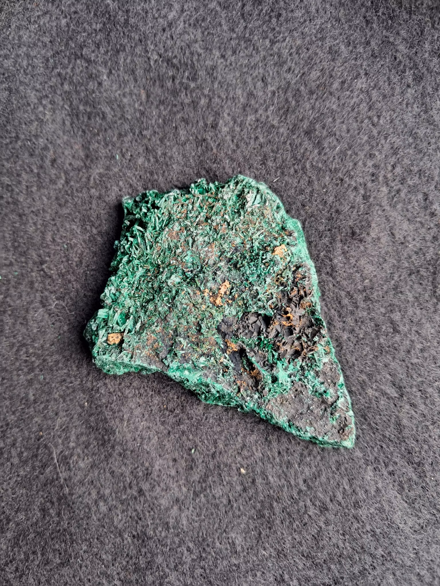 Sammets-malakit,  48gr  60mm  flat