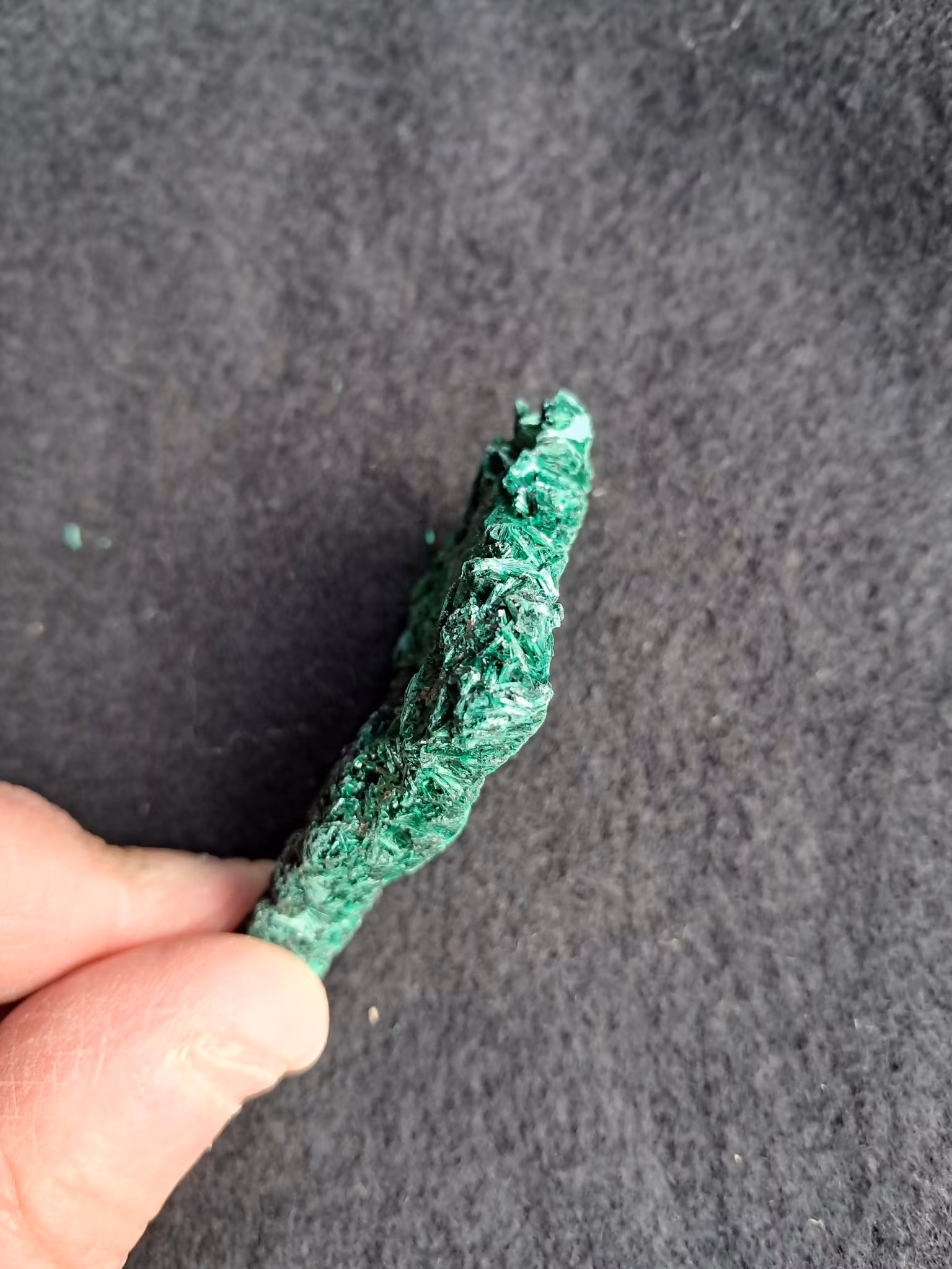 Sammets-malakit,  48gr  60mm  flat