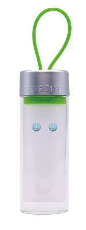 Örhängen Fireball aquamarin