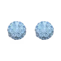 Örhängen Fireball aquamarin
