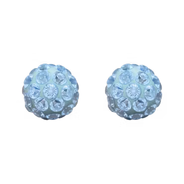 Örhängen Fireball aquamarin