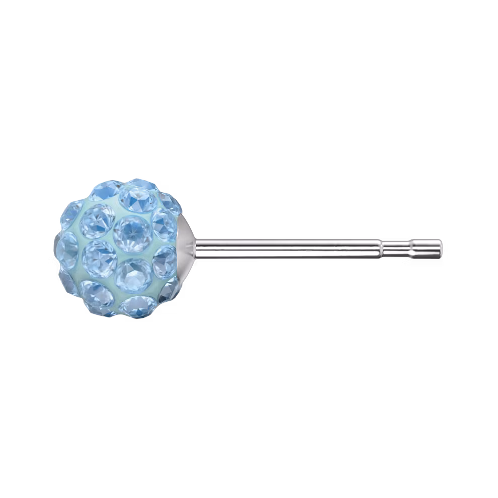 Örhängen Fireball aquamarin