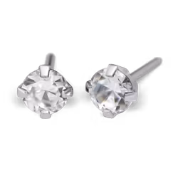 Örhänge - Cubic Zircon 4mm