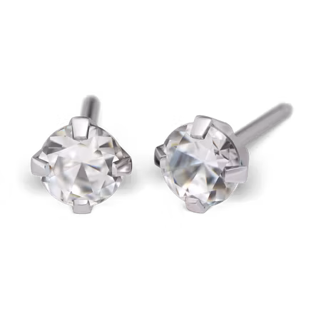 Örhänge - Cubic Zircon 4mm