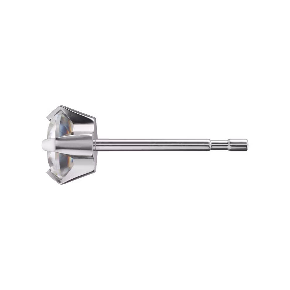 Örhänge - Cubic Zircon 4mm