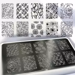 Stamping Plate, Floral