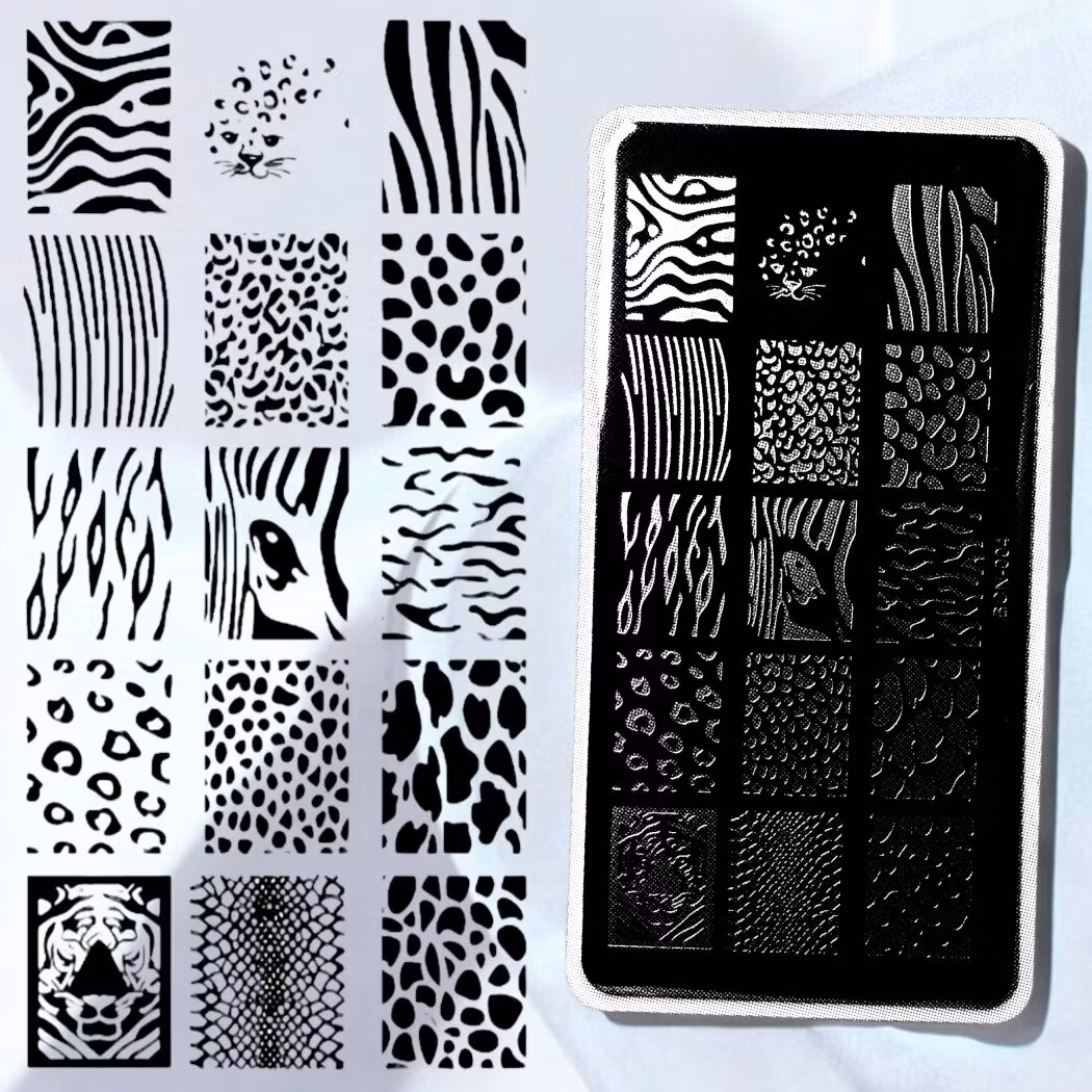 Stamping Plate Animal Print