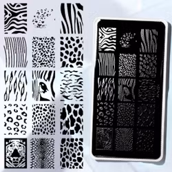 Stamping Plate Animal Print