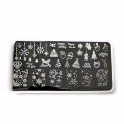 Stamping Plate, Christmas
