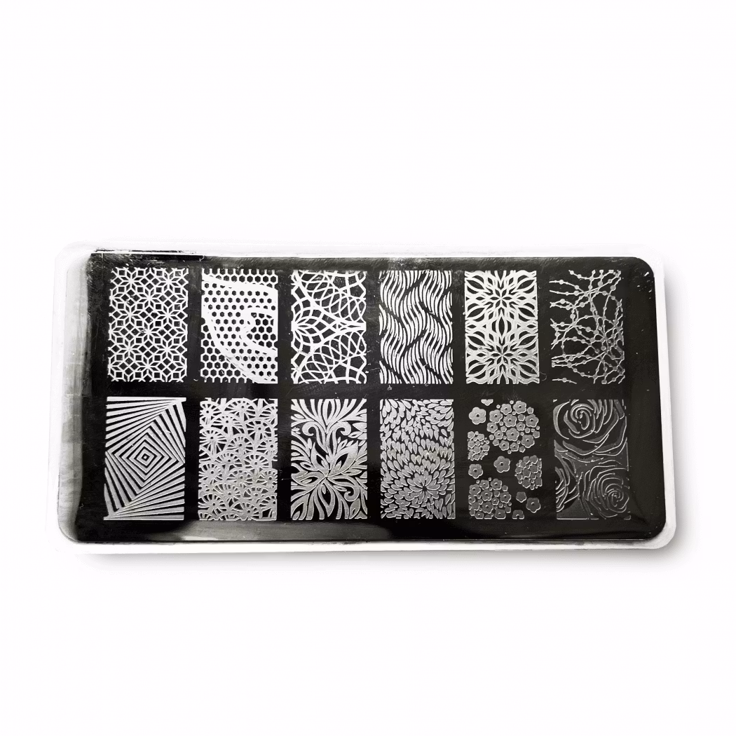 Stamping Plate, Flower Nature