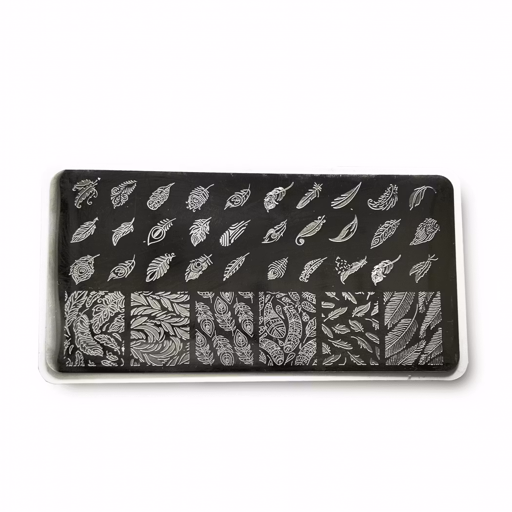 Stamping Plate, Feathers