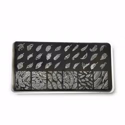 Stamping Plate, Feathers