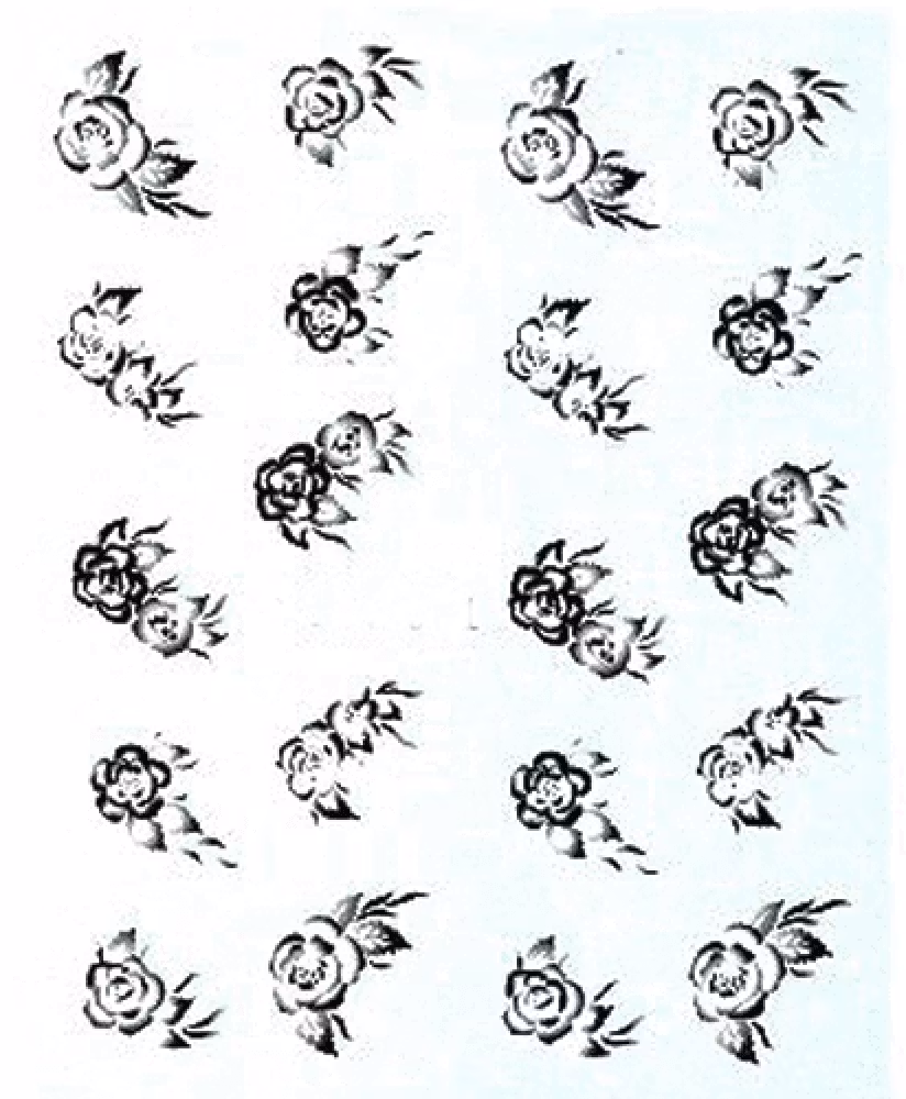 Waterstickers Flowers 1