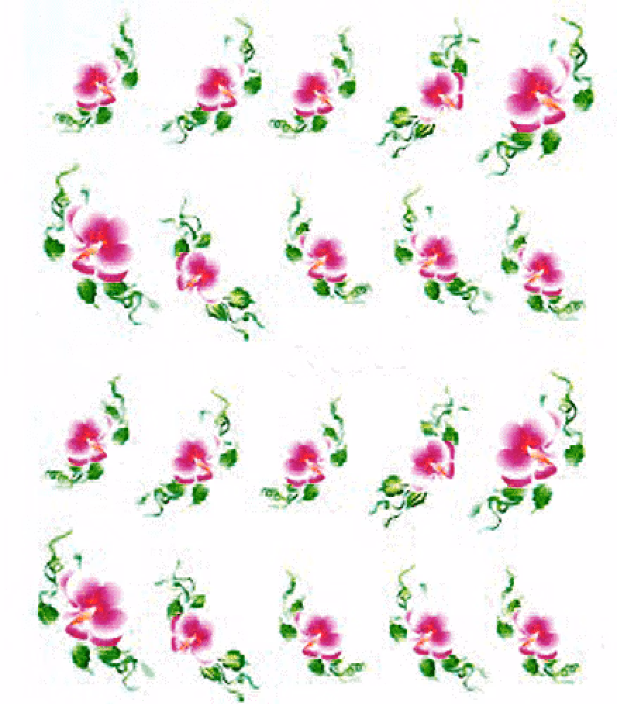 Waterstickers Flowers 7
