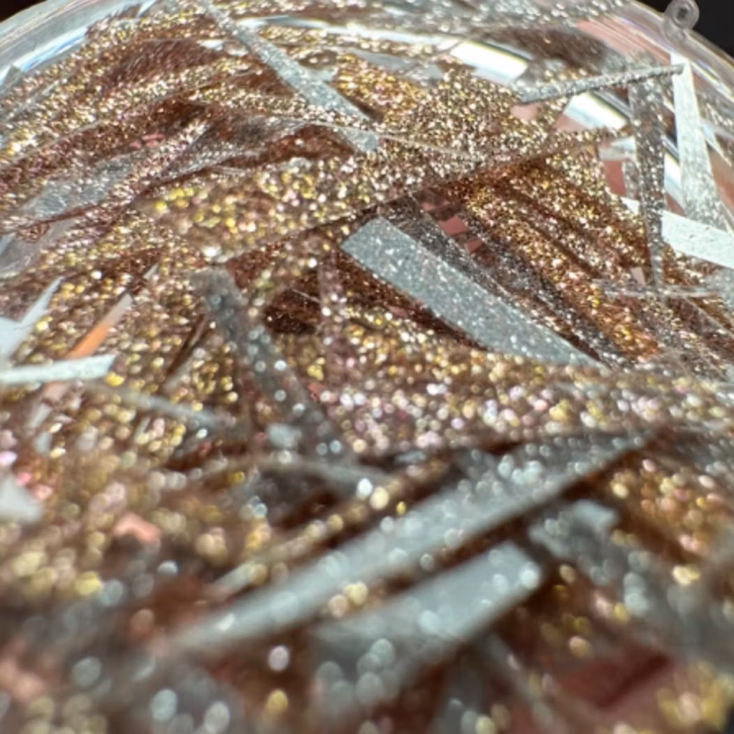 Confetti Stripes, Sparkling Copper