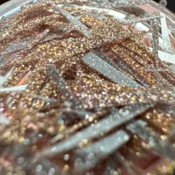 Confetti Stripes, Sparkling Copper
