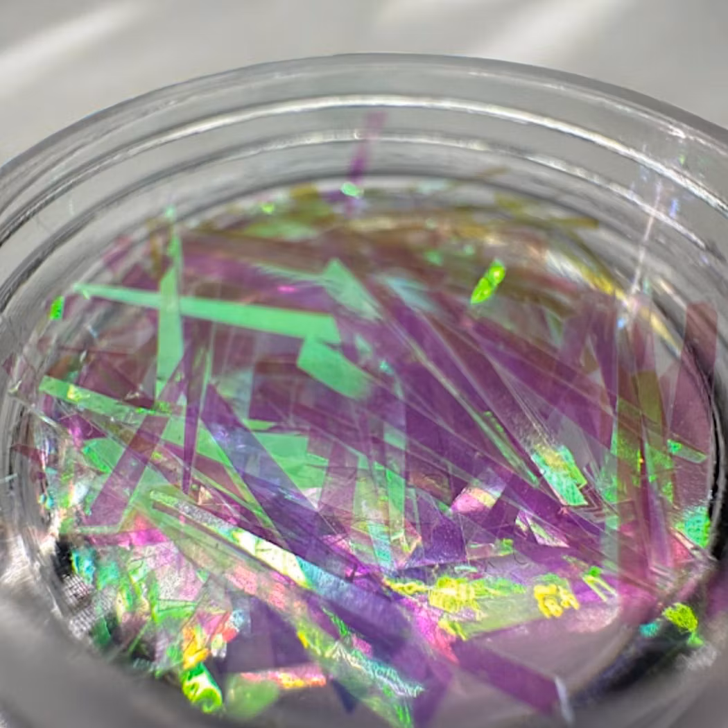 Confetti Stripes, Neon Opal