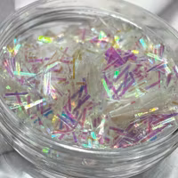 Glitter Strands Holo White