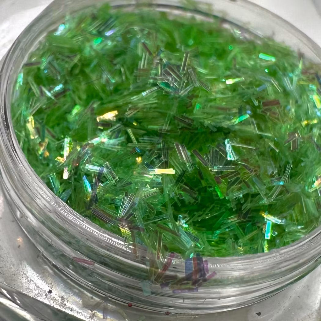 Glitter Strands Green
