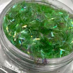 Glitter Strands Green