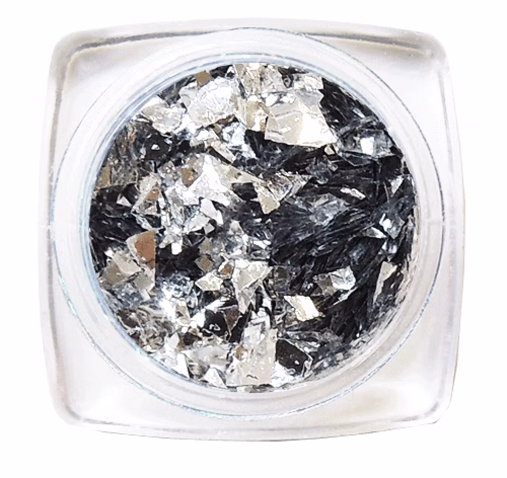 Crush Flakes – Mirror Silver