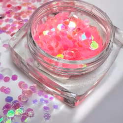 Glitter Rainbow 2 mm Pink
