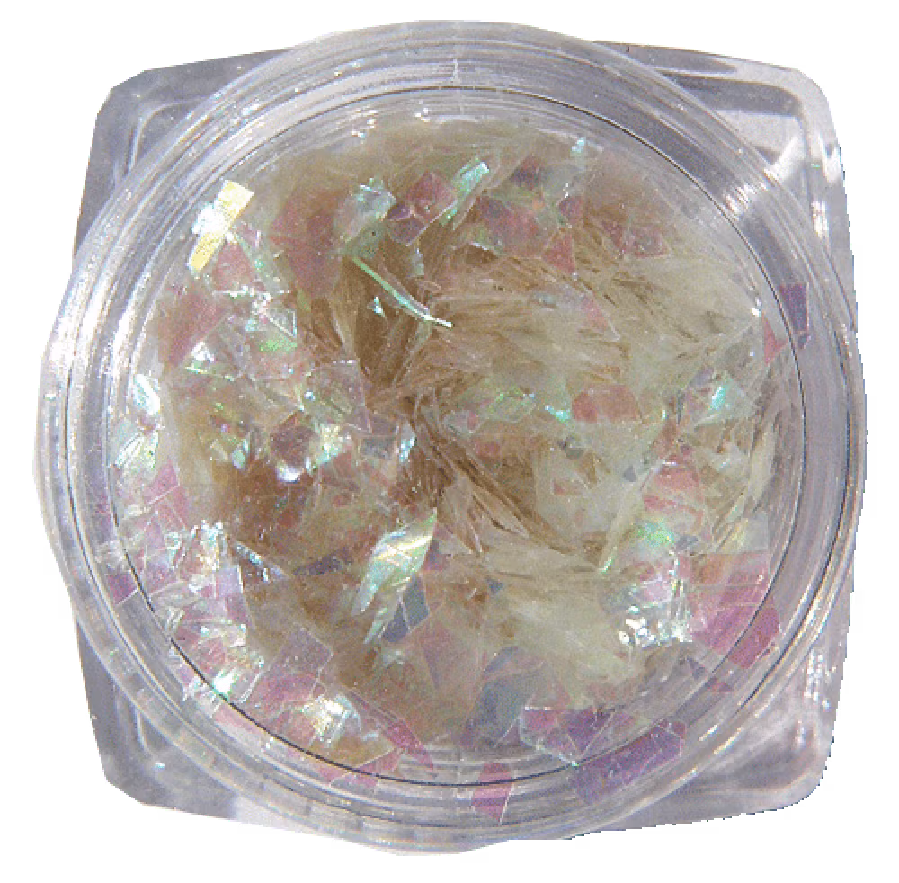 Crush Flakes – Iridescent White