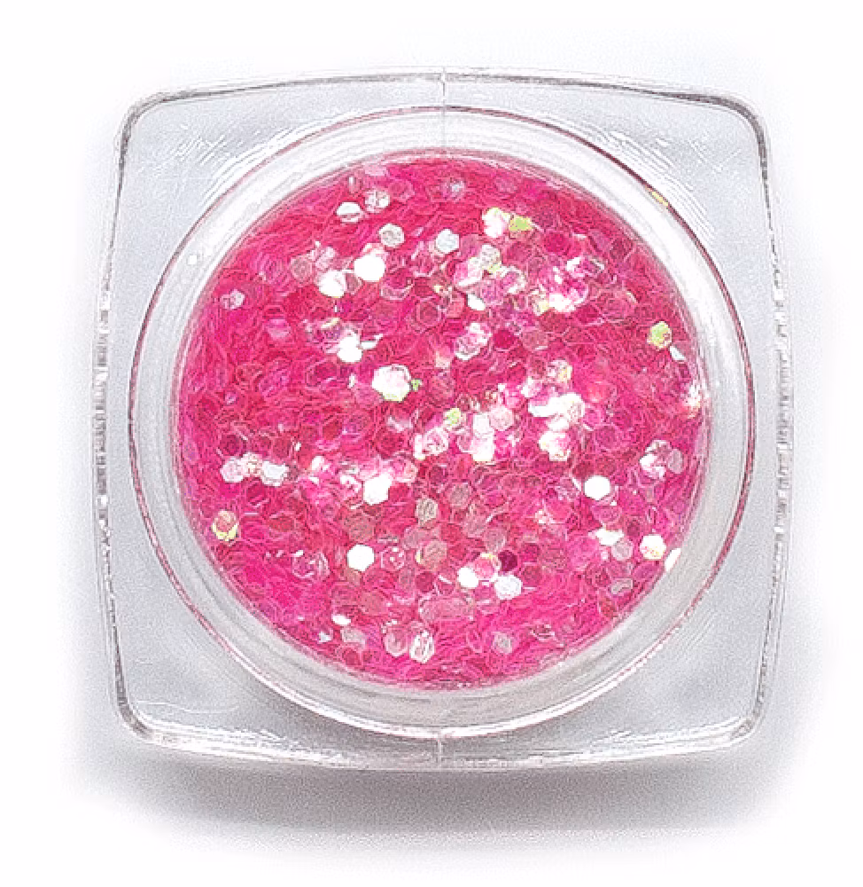 Glitter Rainbow 1mm Rose