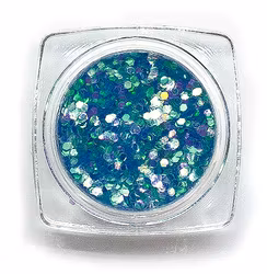 Glitter Rainbow 1mm Dark Blue