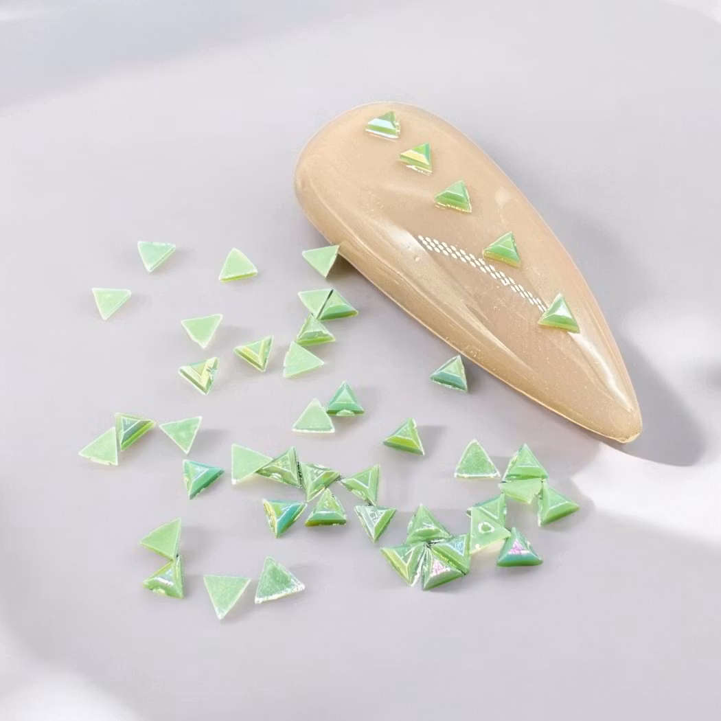 Pearl Green Triangles