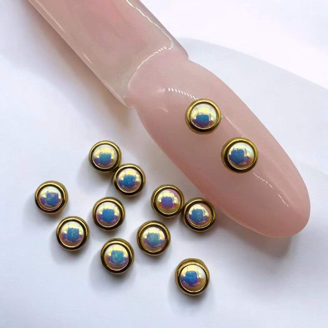Koppar pärlor 4mm