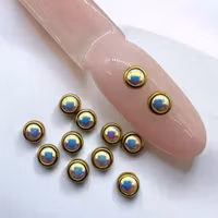 Koppar pärlor 4mm