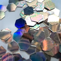 Glitter Neon-Hex 2mm svart