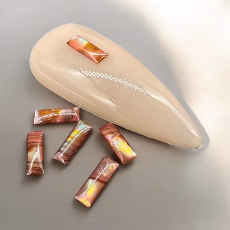 Snäckor röd 2*7mm 6 st