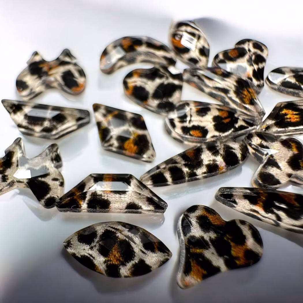Leopard Print Nail Charms
